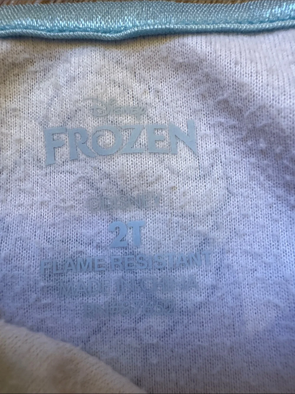 Disney Purple and Blue Elsa Ruffle Hem Nightgown - Picture 2 of 2